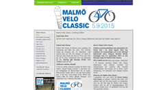 Desktop Screenshot of malmoveloclassic.se